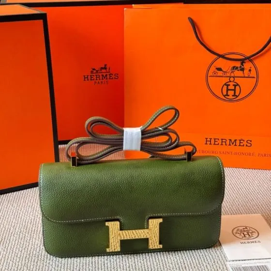 Hermes Constance Olive Green crossbody — AAA Quality Replica