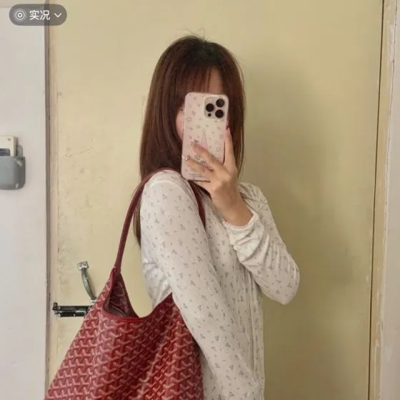 Goyard Red shoulder bag Top Quality Replica