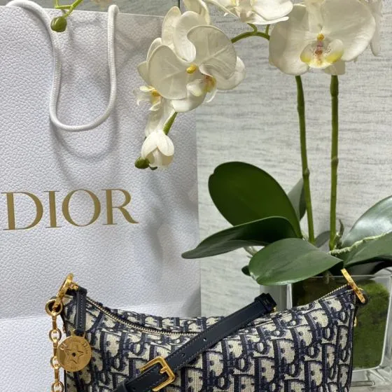 Dior Oblique Hobo Blue Oblique crossbody AAA Quality Replica