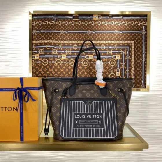 Louis Vuitton Neverfull Monogram tote AAA Quality Replica