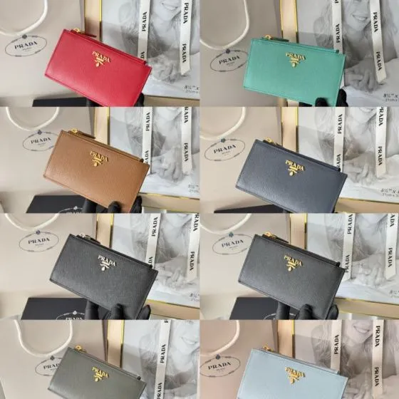Prada Saffiano leather multicolor 21x11cm clutch 1 1 Replica