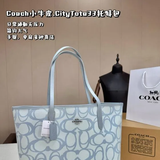 Coach Calfskin shoulder bag 1 1 Replica