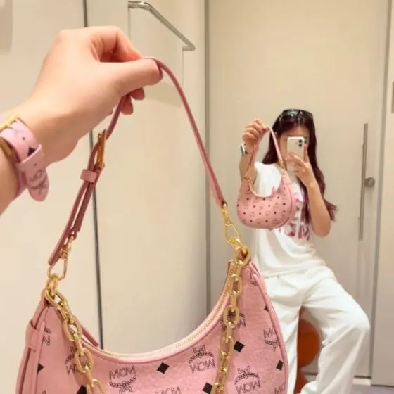 MCM Visetos 18x12cm shoulder bag AAA Quality Replica