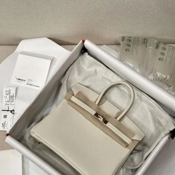 Hermes Birkin 25 Craie Togo 25 handbag — AAA Quality Replica