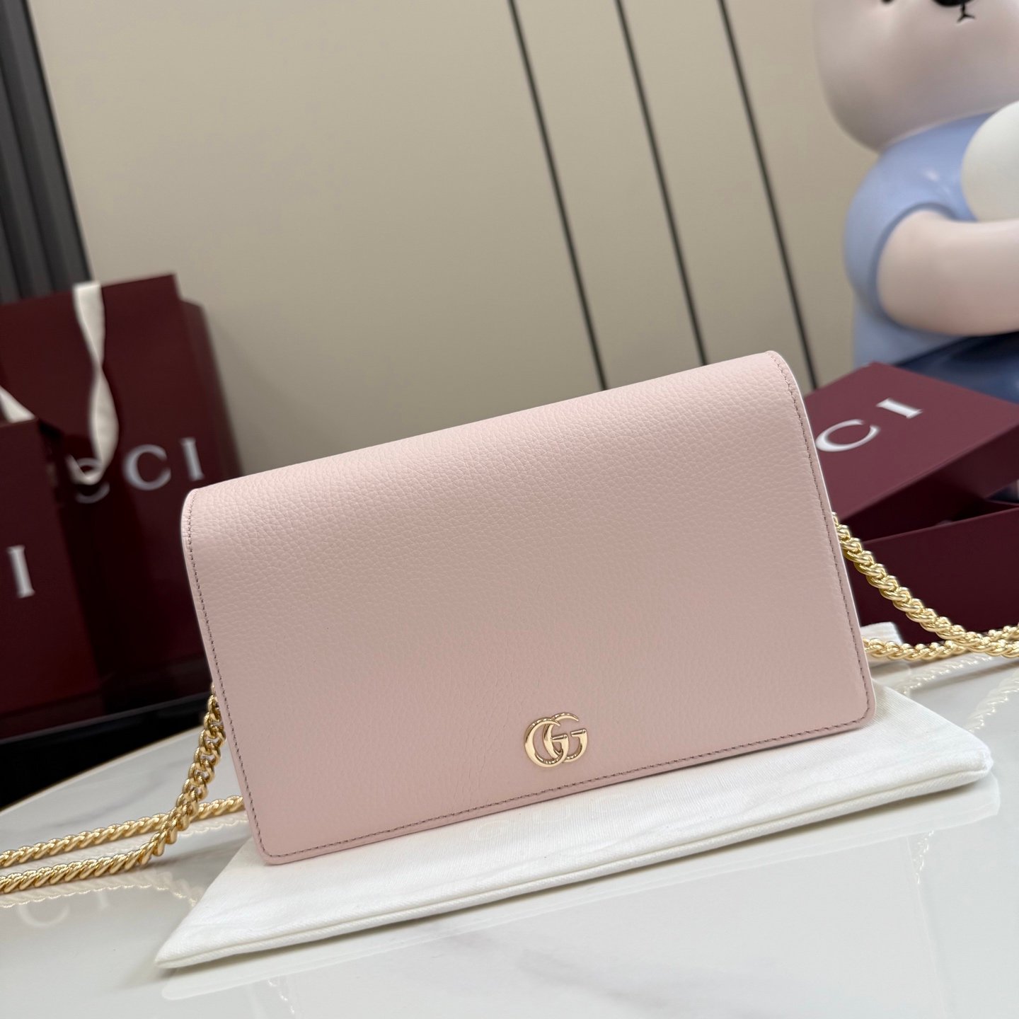 Gucci GG Marmont Light Pink crossbody everyday