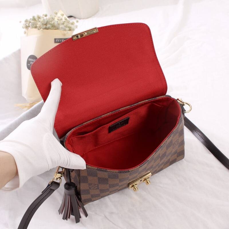 Louis Vuitton M41581 Damier Ebene 21 5-18-9cm crossbody — AAA Quality Replica