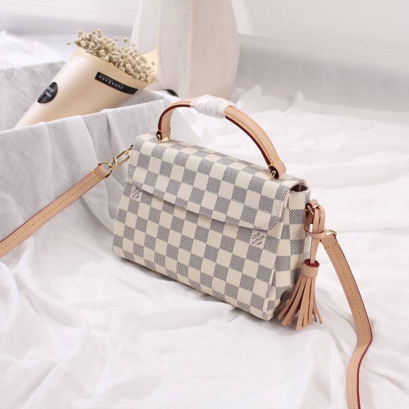 Louis Vuitton M41581 Damier Azur 21 5-18-9cm crossbody — AAA Quality Replica