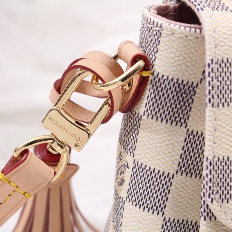 Louis Vuitton M41581 Damier Azur 21 5-18-9cm crossbody — AAA Quality Replica