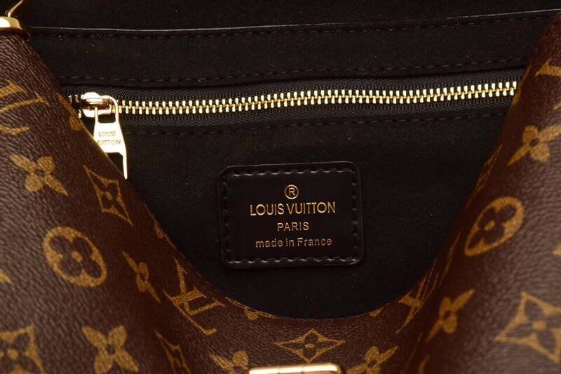 Louis Vuitton One Handle Monogram with Black 25x19x10cm shoulder — Premium Replica