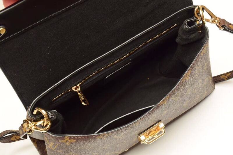 Louis Vuitton One Handle Monogram with Black 25x19x10cm shoulder — Premium Replica