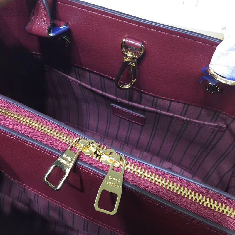 Louis Vuitton M41046 Monogram Empreinte Burgundy 33x23x15cm work — AAA Quality Replica