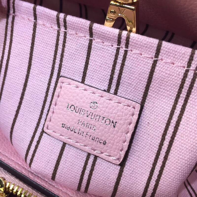 Louis Vuitton M41046 Pink Monogram Empreinte 33x23x15cm tote — Top Quality Replica