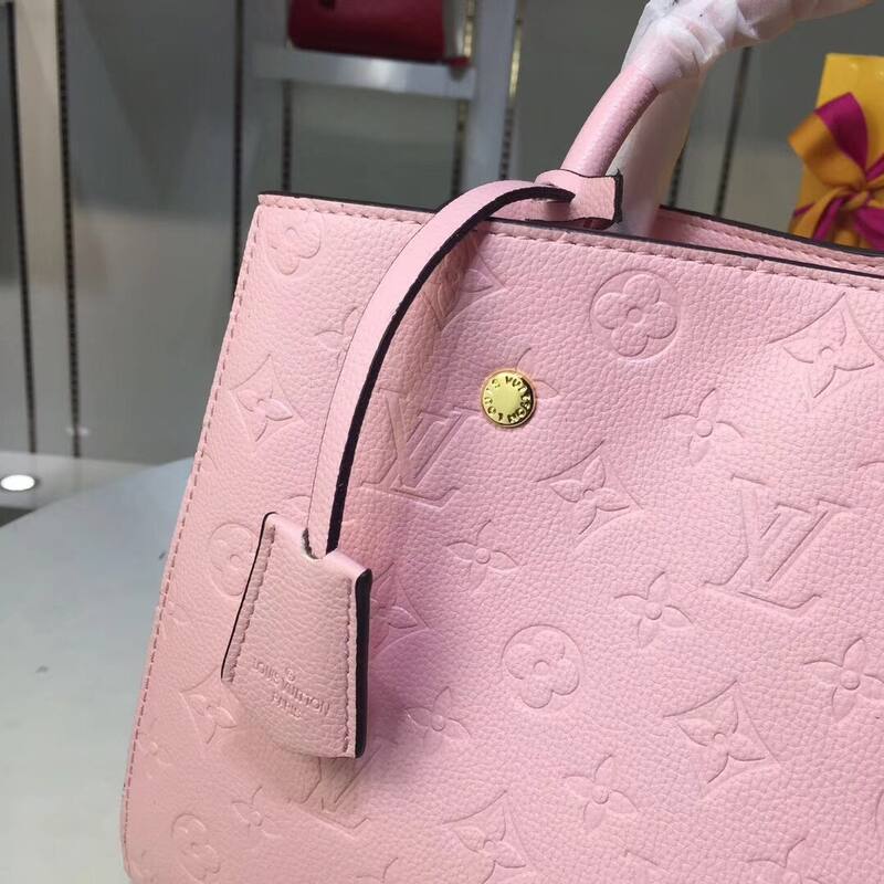Louis Vuitton M41046 Pink Monogram Empreinte 33x23x15cm tote — Top Quality Replica