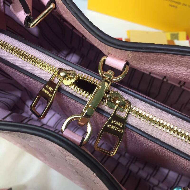 Louis Vuitton M41046 Pink Monogram Empreinte 33x23x15cm tote — Top Quality Replica