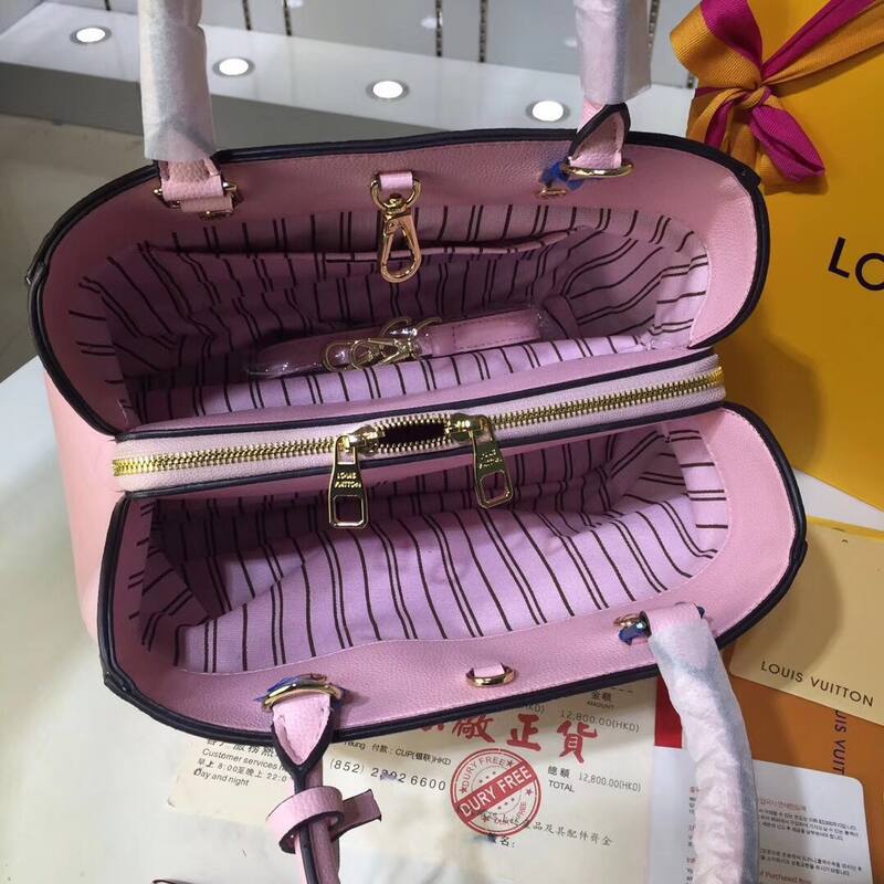 Louis Vuitton M41046 Pink Monogram Empreinte 33x23x15cm tote — Top Quality Replica