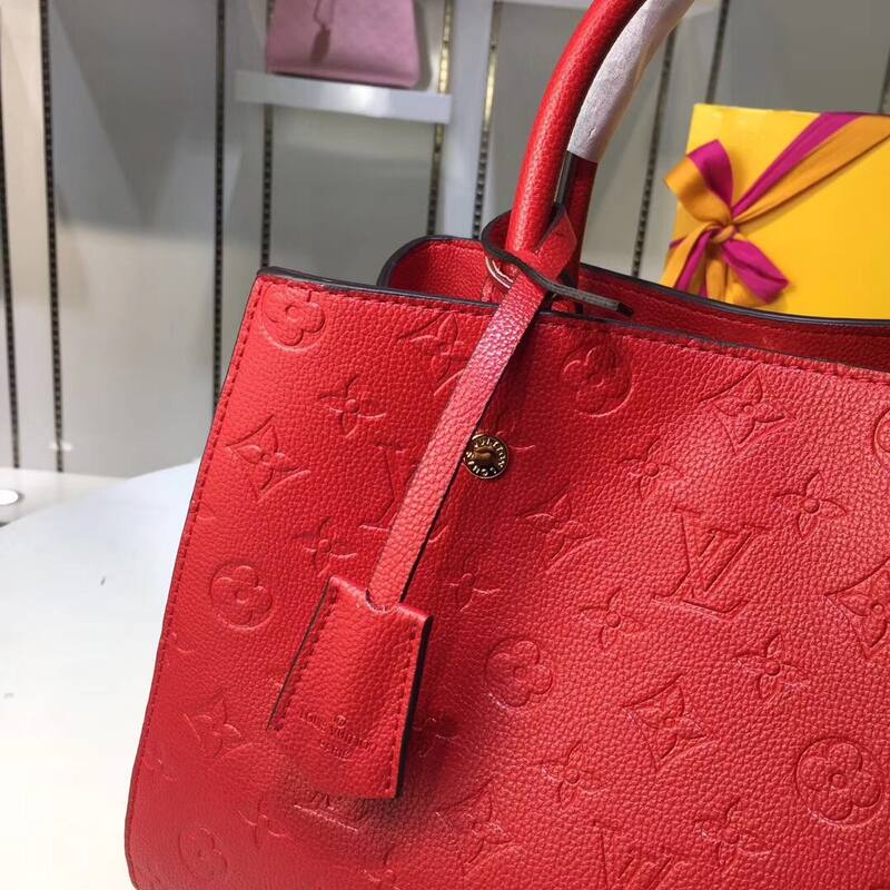 Louis Vuitton M41046 Red Monogram Empreinte 33x23x15cm work — AAA Quality Replica