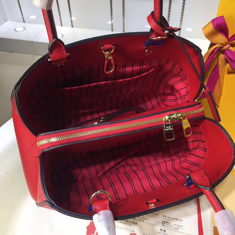 Louis Vuitton M41046 Red Monogram Empreinte 33x23x15cm work — AAA Quality Replica