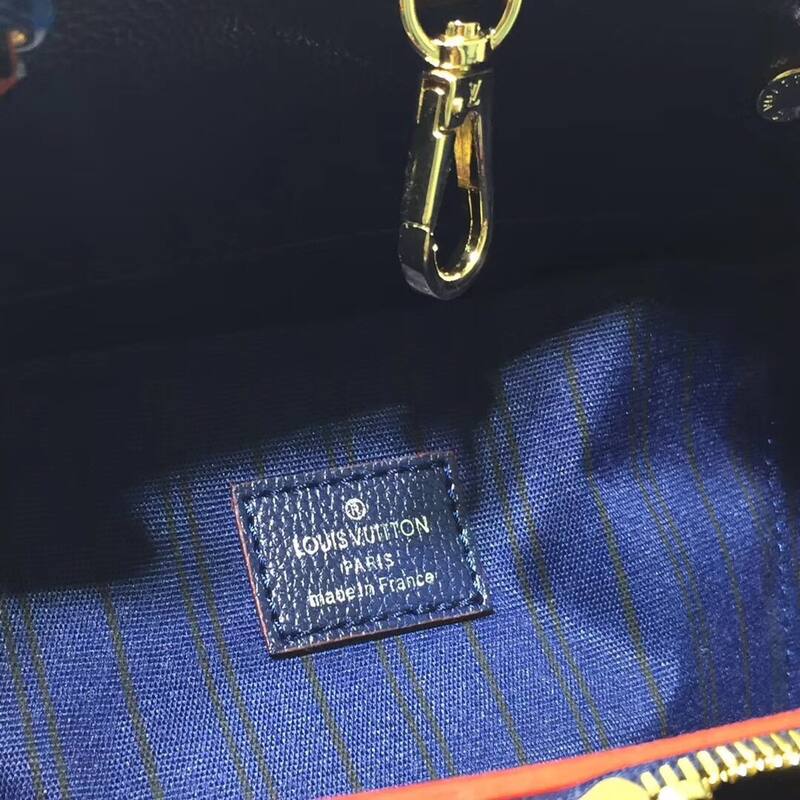 Louis Vuitton M41046 Monogram Empreinte Navy Blue 33 23 tote — Top Quality Replica
