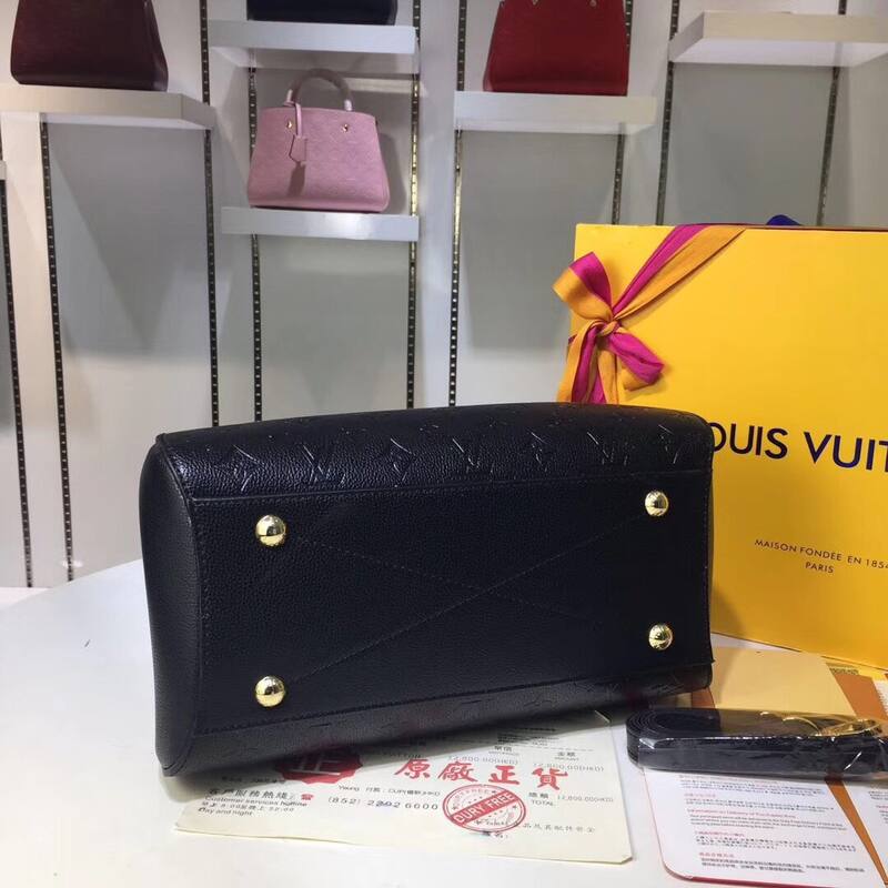 Louis Vuitton M41046 Black Monogram Empreinte 33x23x15cm work — 1:1 Replica
