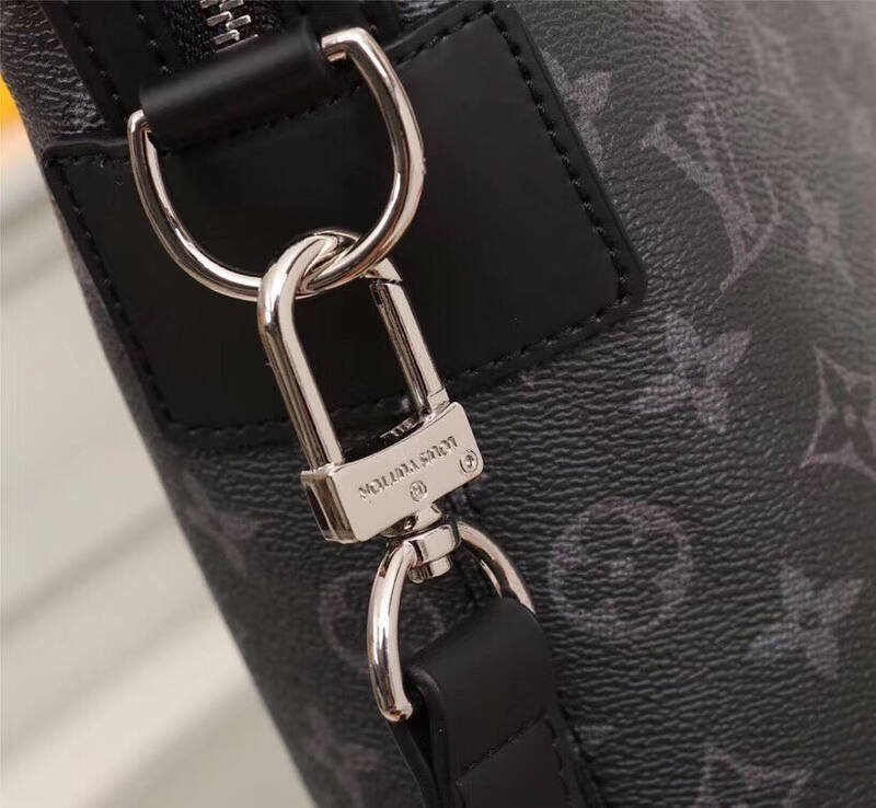 Louis Vuitton Eclipse Monogram Black 33x30x10cm work — AAA Quality Replica