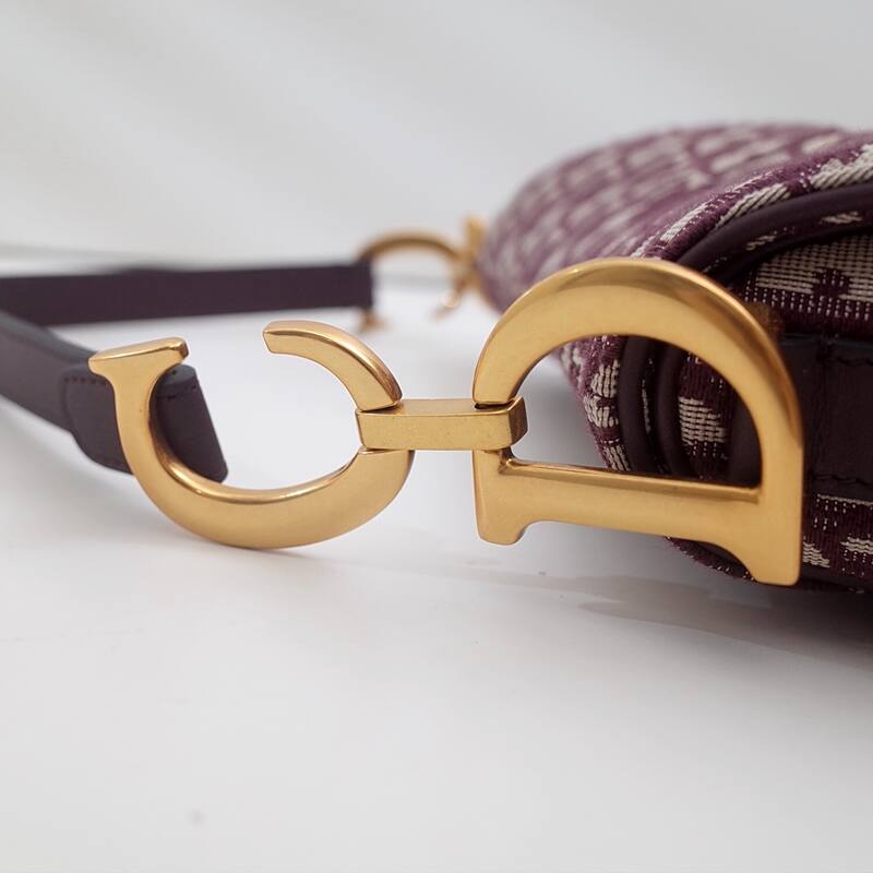 Dior Purple Beige Oblique jacquard shoulder — Premium Replica