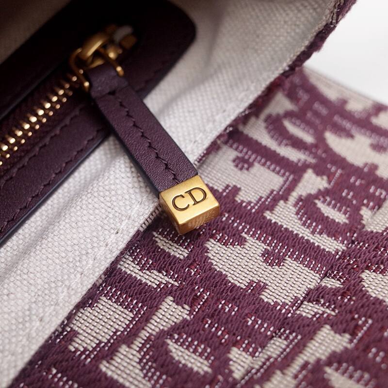 Dior Purple Beige Oblique jacquard shoulder — Premium Replica