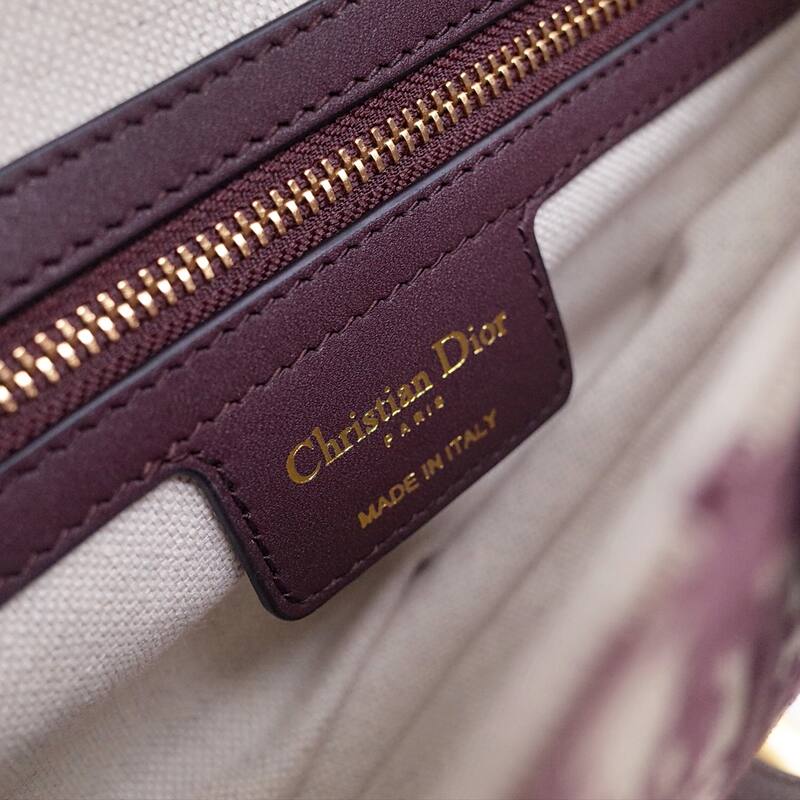 Dior Purple Beige Oblique jacquard shoulder — Premium Replica