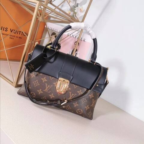 Louis Vuitton Monogram Epi Black 25x19x10cm handbag Premium Replica