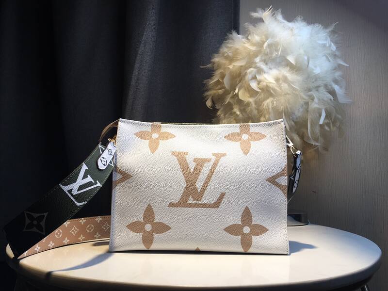 Louis Vuitton M47542 Khaki Green Monogram 25x20x5cm shoulder — 1:1 Replica