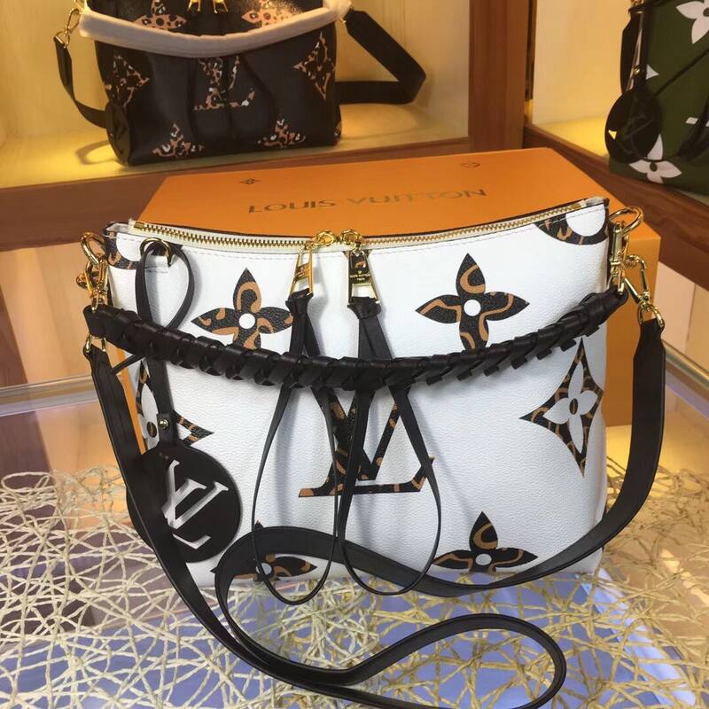 Louis Vuitton M55090 White Monogram 25-21-15 shoulder — Top Quality Replica