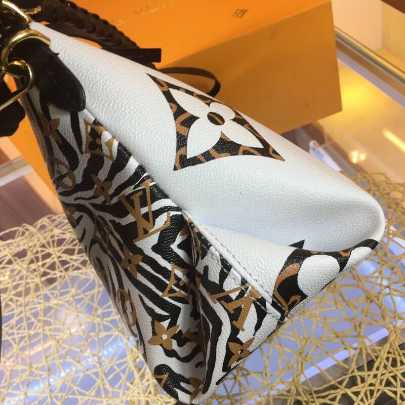 Louis Vuitton M55090 White Monogram 25-21-15 shoulder — Top Quality Replica