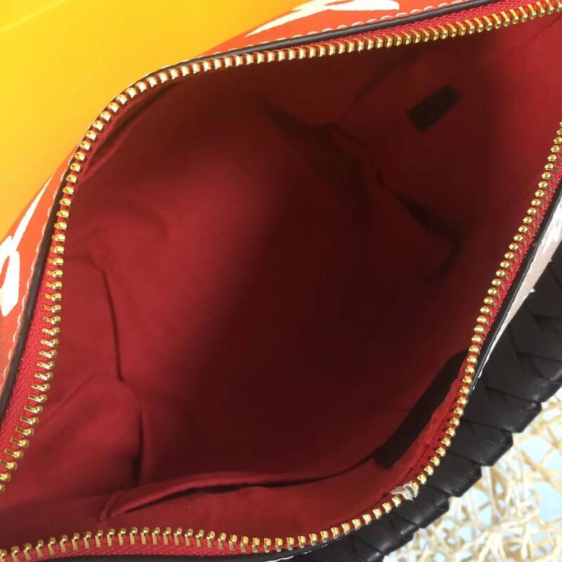 Louis Vuitton M55090 Monogram Red 25-21-15 shoulder — AAA Quality Replica