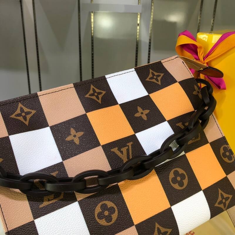 Louis Vuitton Damier checkerboard multicolor 25x20x5cm shoulder — 1:1 Replica