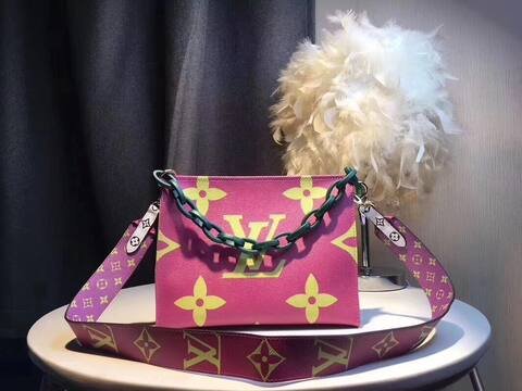 Louis Vuitton Pink Monogram 25x20x5cm shoulder