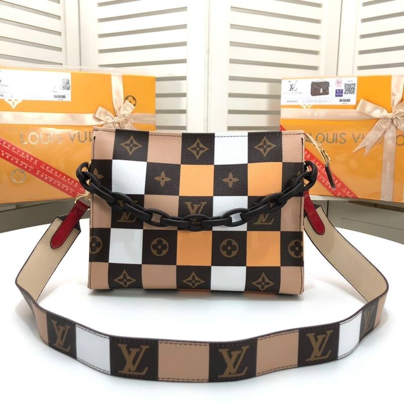 Louis Vuitton Monogram checkered multicolor W25H20D5 crossbody — Premium Replica