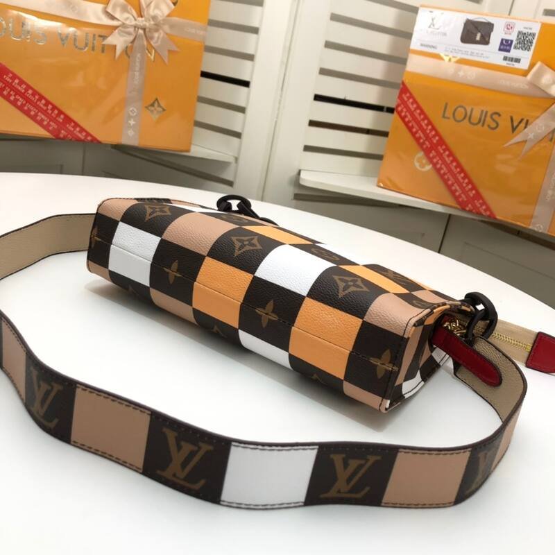 Louis Vuitton Monogram checkered multicolor W25H20D5 crossbody — Premium Replica