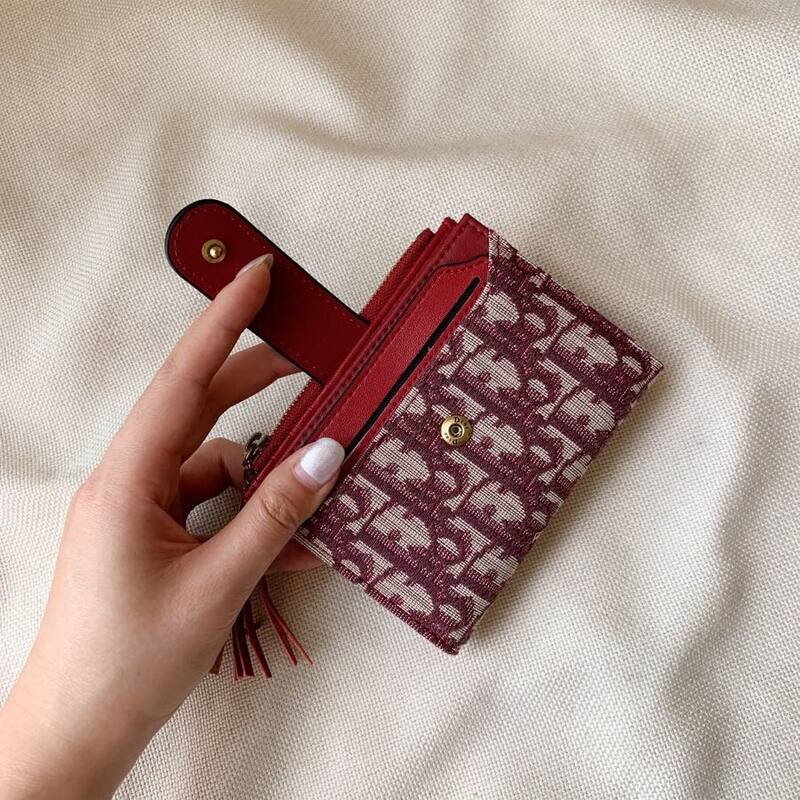 Dior Red Oblique jacquard small everyday — 1:1 Replica