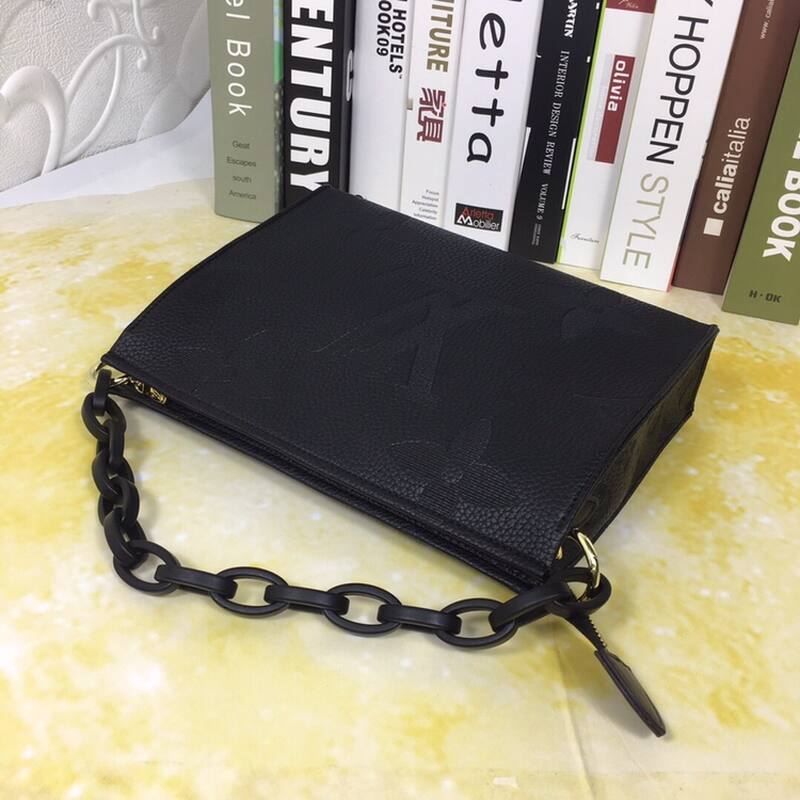 Louis Vuitton M47542 Black Monogram Empreinte 25-20-5cm crossbody — 1:1 Replica