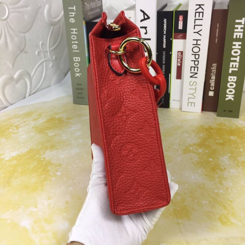 Louis Vuitton M47542 Red Monogram Empreinte 25x20x5cm shoulder — Premium Replica