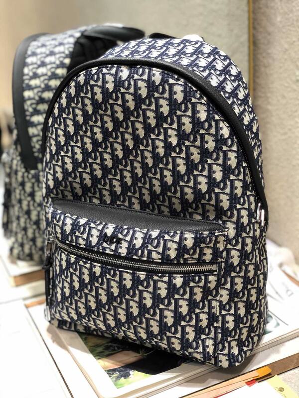 Dior Saddle Backpack Blue Oblique everyday — Top Quality Replica