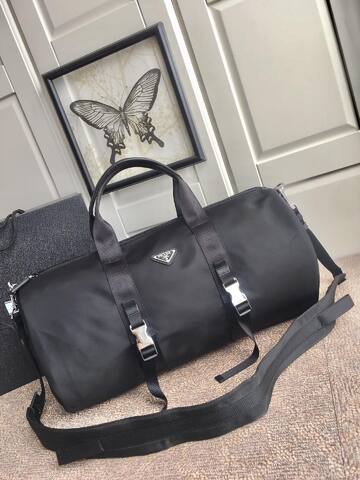 Prada Nylon black 50x25x25cm travel AAA Quality Replica