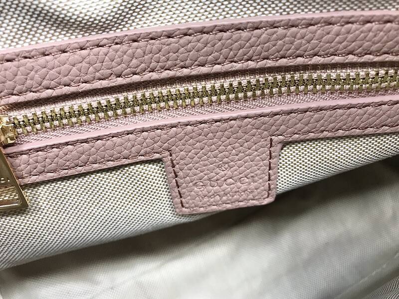 Gucci Soho 336751 Pink 30x26x14cm shoulder — Premium Replica