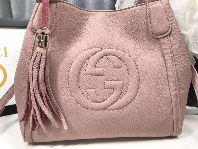 Gucci Soho 336751 Pink 30x26x14cm shoulder — Premium Replica
