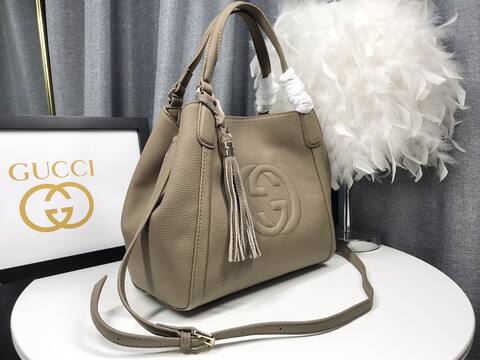 Gucci Soho Taupe 30x26x14cm shoulder Top Quality Replica