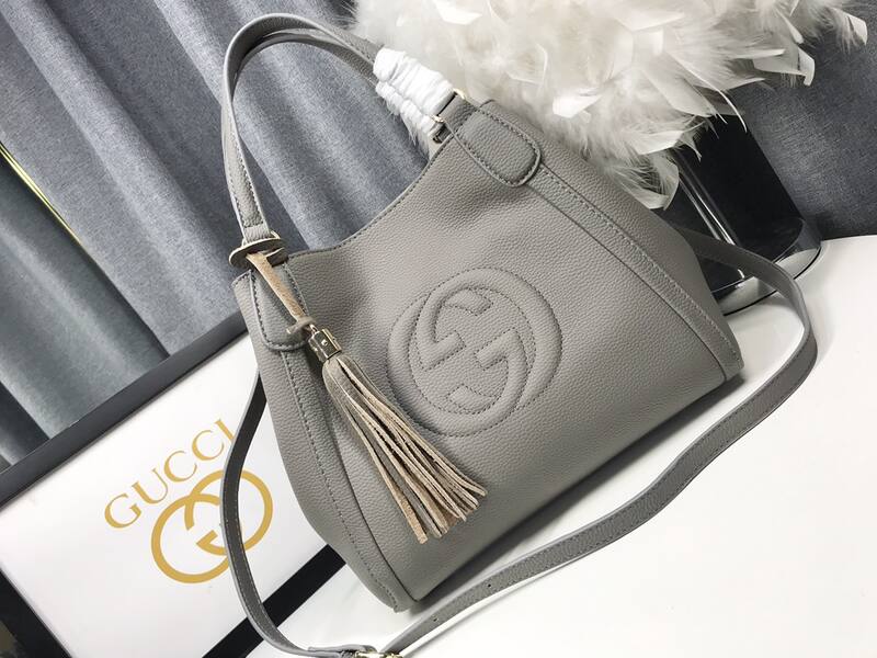 Gucci Soho Gray 30x26x14cm shoulder — Premium Replica