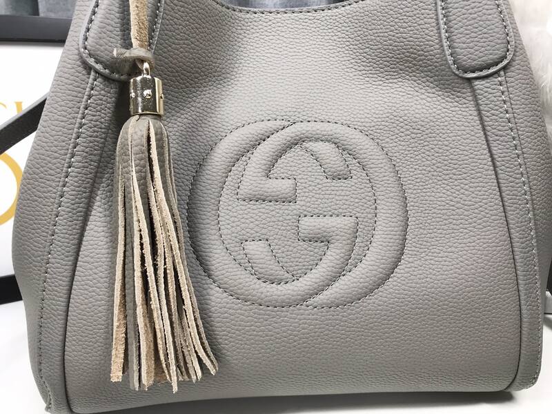 Gucci Soho Gray 30x26x14cm shoulder — Premium Replica