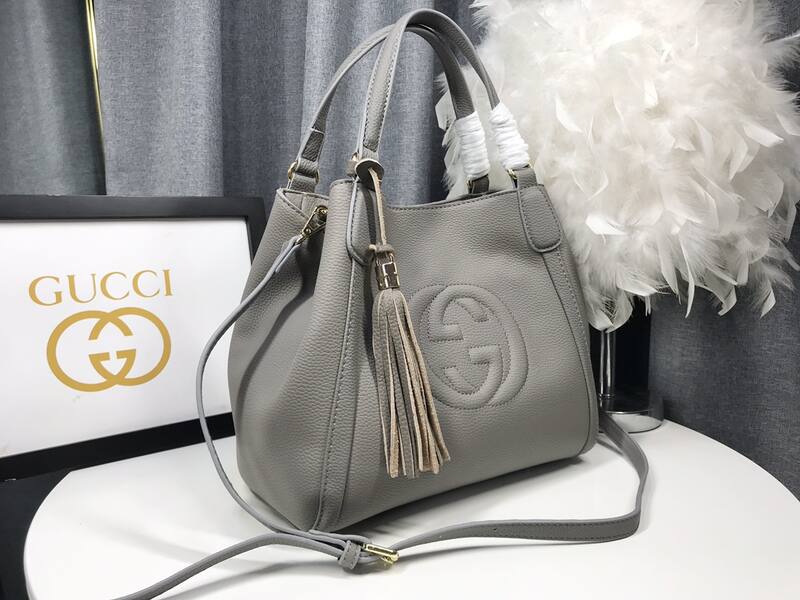 Gucci Soho Gray 30x26x14cm shoulder — Premium Replica