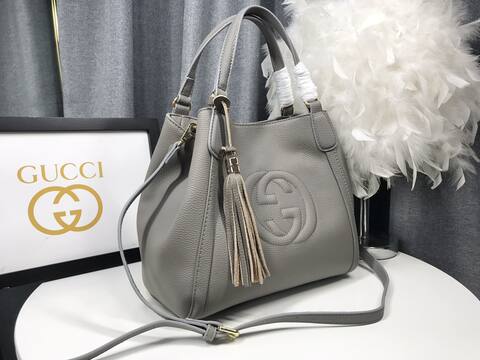 Gucci Soho Gray 30x26x14cm shoulder Premium Replica