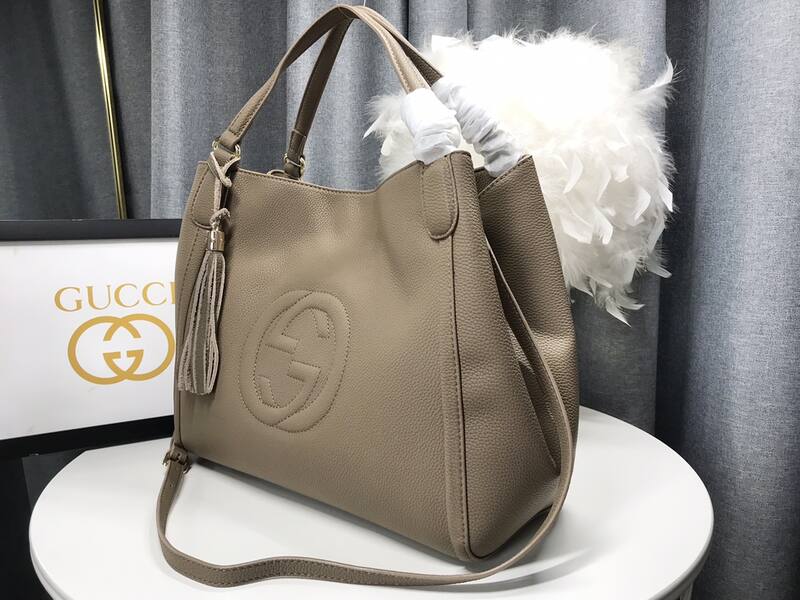 Gucci Soho Taupe 35x29x16cm shoulder — Premium Replica