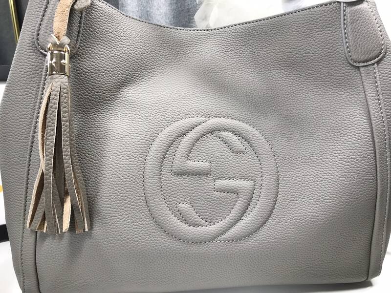 Gucci Soho Dark grey leather 35x29x16cm shoulder — 1:1 Replica